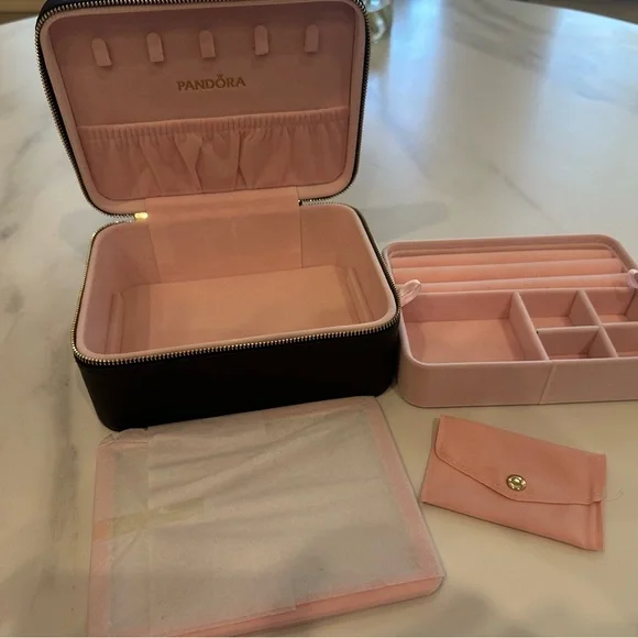 Pandora Black Jewelry Box NEW - Picture 4 of 14